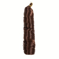 Extensions de tresses synthétiques en gros, 24 pouces, 150g, ondulations lâches françaises, pointes bouclées en spirale, pour femmes noires