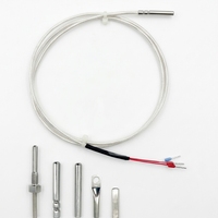 Sonde de température PT100 en acier inoxydable 304, étanche, détecteur thermique RTD pour la mesure de la température des liquides et des gaz