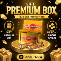 Caja de Sobres de Moda de Marca Privada para Dulces Orgánicos Dragon, Menta Negra, Chocolate Rhino, Miel y Paquetes de Suplementos Herbales Spot Trading
