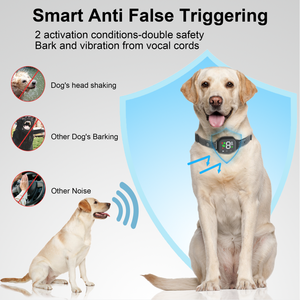 Kalung Kejut Anjing Layar LED Sensitivitas Tinggi Tahan Air Aman Menghentikan Gonggongan Pelatihan Anti Gonggongan Kalung Kejut Anjing - Product Image 6