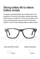 Nouveau produit 2026 W100 Lunettes IA, Traduction IA, Appel, Assistant vocal intelligent, Lunettes intelligentes de traduction IA
