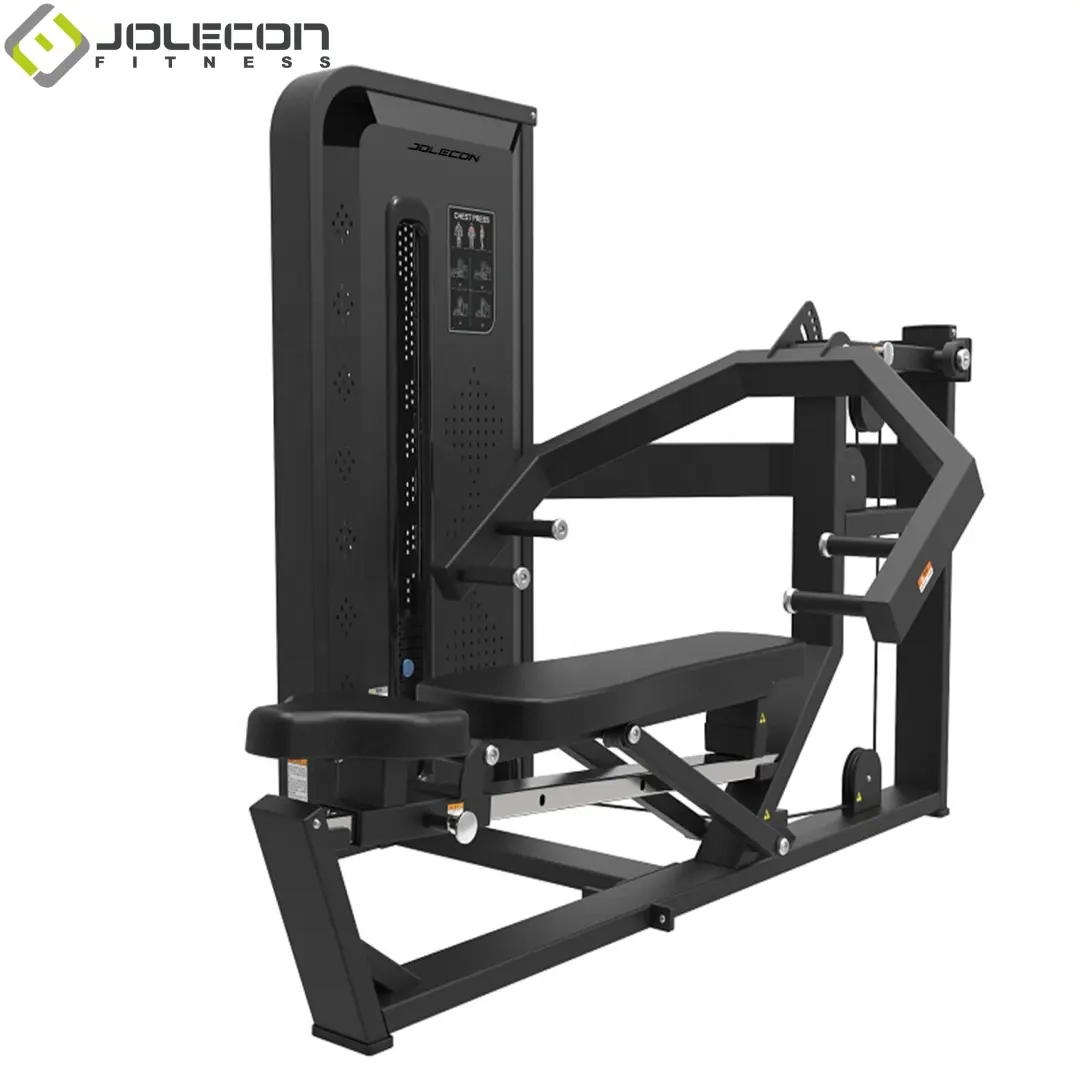 Pelatih Tekan bahu dada selektor berat badan JLC-HM01S Fitness komersial Iso Lateral Gym Pin mesin pilihan muatan