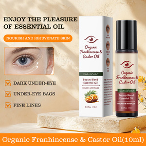 Mezcla de Belleza Orgánica de Aceite de Olíbano y Aceite de Ricino, Aceite Esencial de 10 ml, Nutre, Revitaliza, Cuidado de los Ojos - Product Image 3