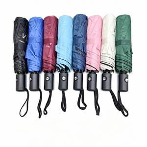 Parapluie pliant entièrement automatique de 21 pouces avec revêtement noir anti-UV pour les jours ensoleillés et pluvieux - Product Image 3