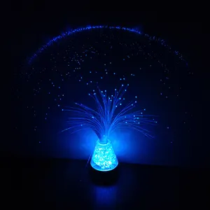 Home Bunte optische Stern RGB Nacht lampe LED Glasfaser Licht
