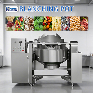 Olla de blanqueo comercial totalmente automática para verduras, mariscos, carne y <span class=keywords><strong>delicatessen</strong></span>, para blanquear y cocinar al vapor - Product Image 5