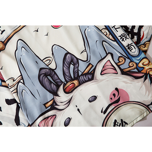 Conjunto de Kimono y pantalones de estilo chino para mujer, cárdigan, camisa de Cosplay, blusa para mujer, <span class=keywords><strong>ropa</strong></span> <span class=keywords><strong>Haori</strong></span> de playa de verano, japonés - Product Image 3