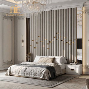 Rivestimento murale interno di lusso 3D <span class=keywords><strong>letto</strong></span> dell'hotel testiera imbottita pannello a <span class=keywords><strong>parete</strong></span> imbottito pannelli a muro imbottiti - Product Image 2