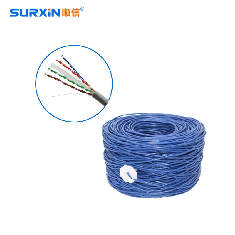 High Quality Network 4 Pair UTP PE Jacket Lan Cable Cat6 Network Cable