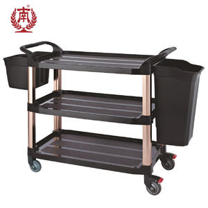 Offerta speciale carrello di Catering in plastica Mobile per ristoranti commerciali a tre strati per uso di consegna di cibo per Hotel e ristoranti - Product Image 6