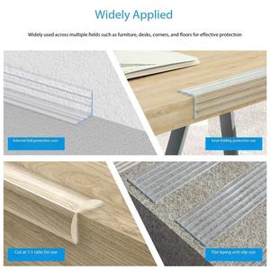 Clear Soft Self-Adhesive Wall <strong>Corner</strong> Guard, <strong>Protector</strong> For <strong>Furniture</strong>, Door &amp; Table <strong>Corners</strong>, Easy To Install - Product Image 6