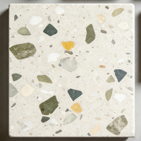 Nouvelle Collection : Carrelage Mural et de Sol en Terrazzo Gris Moderne, Pierre Artificielle pour Hôtels et Salles de Bain