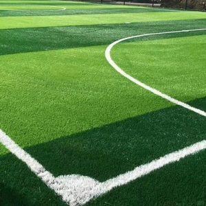 Wholesale Realistic High Density <b>Artificial</b> Light Outdoor Green <b>Grass</b> Floor Carpet Football Field Durable Waterproof Fireproof - Product Image 1