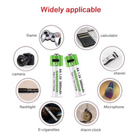 Batería de Litio Recargable USB Tipo-C de 1.5V, Venta Caliente, Carga Rápida de Fábrica OEM para Dispositivos Electrónicos