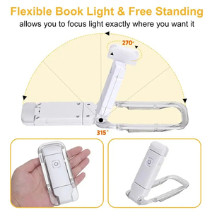 Smart Home Products LED Rechargeable <b>Book</b> <b>Reading</b> LAMP <b>Light</b> Blocking Brightness Adjustable for LED Clip on <b>Book</b> <b>Lights</b> - Product Image 5