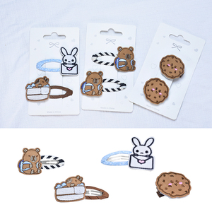 Pinza de Pelo con Diseño de Animal Bordado con Cinta, Linda y a la Moda, para Niños, Fiestas y Regreso a Clases - Product Image 3