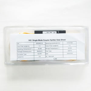 Répartiteur FBT 1X2 2X2 SC Monomode FTTH <span class=keywords><strong>Coupleur</strong></span> de <span class=keywords><strong>Fibre</strong></span> <span class=keywords><strong>Optique</strong></span> Certifié RoHS - Product Image 6