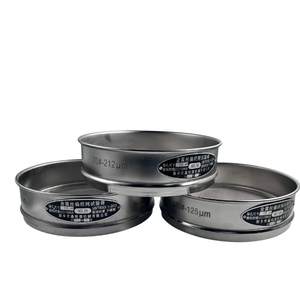 304 Stainless Steel Standard Test Sieve, Lab Sieve for Soil Aggregate Food Pharmaceutical Powder Screening - Product Image 1
