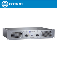 Amplificateur de puissance professionnel double canal CROWN PX1000 300W Stéréo 600W en pont, montable en rack, avec garantie de 3 ans pour système de sonorisation