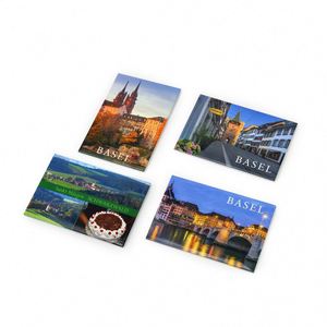 Tourism Souvenir Custom Country City <b>Name</b> Thin Magnet Tin <b>Plate</b> Ref Magnets for Fridge Printed With Logo - Product Image 2