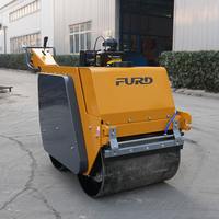 Nouveau Compacteur Vibratoire Monocylindre Autopropulsé FURD FYLJ-S600C 550kg à Essence, Moteur Changfa 5.4HP/9HP, 20kN
