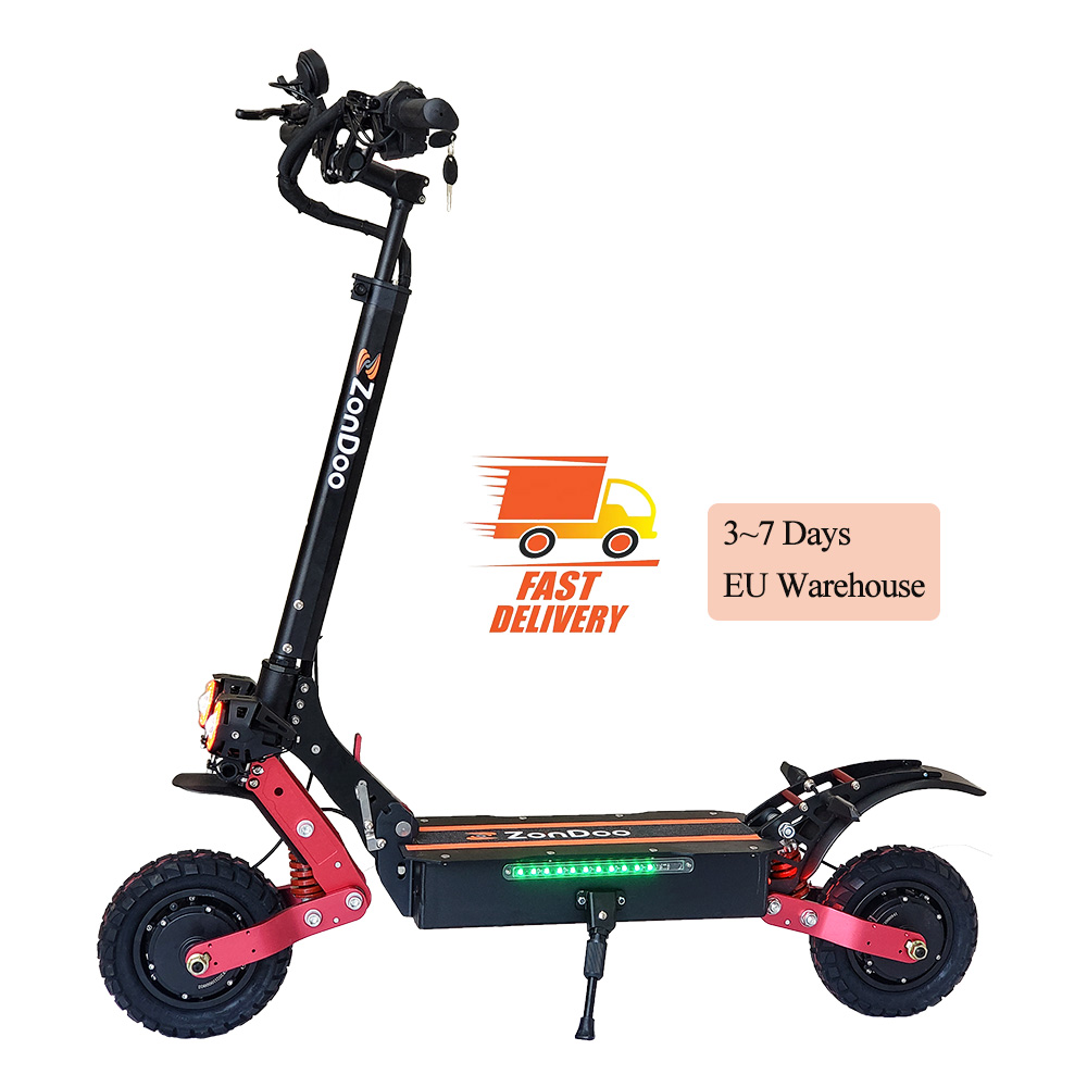 Zondoo 10 Inch 1200W*2 Dual Motor Electric Scooters - Power