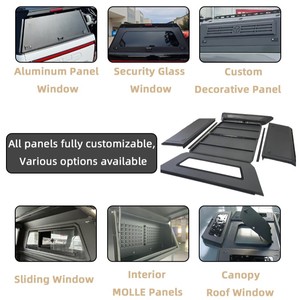 Capot rigide en aluminium durable HF pour pick-up 4x4, compatible VW <span class=keywords><strong>Amarok</strong></span> 2025, pour camping et overland - Product Image 6
