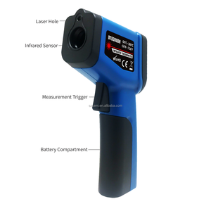 -50 ~ 380c dt8380ah công nghiệp kỹ thuật số laser hồng ngoại nhiệt kế không dây nhà bếp nhiệt độ súng BBQ công cụ cho công nghiệp - Product Image 3