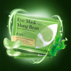 Mascarilla de <span class=keywords><strong>Ojos</strong></span> Vegana con Colágeno, Ácido Hialurónico, Granada Roja, Arándano y Frijol Mungo de la Marca Privada ZOZU para Uso Diario - Product Image 2