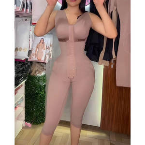 Fajas Colombia nas Post Surgical Liposuction Reductoras Postpartale Gürtel Stufe 2 BBL Tummy Tucker Ganzkörper Sculpting Shape wear - Product Image 1