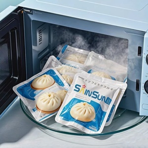 Sachets de réchauffage pour pâtes et riz surgelés, conçus pour les raviolis et les plats à réchauffer, cuisson rapide, utilisables au micro-ondes - Product Image 1