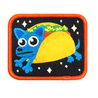 Patch brodé 3D thermocollant personnalisé motif gâteau mignon et adorable pour vêtements