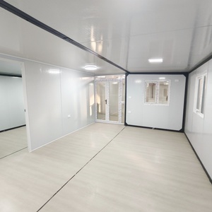 Conteneur de maisons préfabriquées démontable de 40 pieds, pliable, extensible, avec plans 6x6m et planchers préfabriqués, pour l'extérieur - Product Image 5