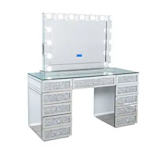 2021 Best Quality China Manufacturer Make Up Vanity Table And Stool Set