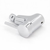 Unik Luxe Joint universel intelligent laiton salle de bain argent salle de bain mitigeur de lavabo robinet d'eau