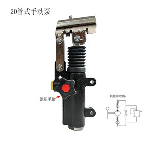 Wall Mounted <b>Manual</b> Hydraulic <b>Pump</b> PMP20S For Loading Ramp Emergency Use - Product Image 4