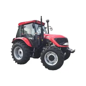 90 HP traktor taman pertanian kecil traktor 90 HP 100 HP opsional tenda kustom traktor empat roda penggerak