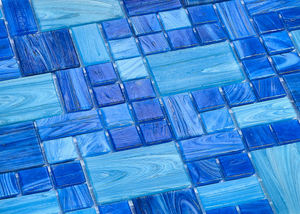 Ucuz kare mavi açık hava yüzme havuzu mozaik fayans cam havuz karosu - Product Image 4