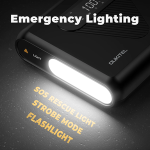 <span class=keywords><strong>Oukitel</strong></span> แบตเตอรี่สำรองฉุกเฉินสำหรับรถยนต์แบบพกพา C01, ที่ชาร์จแบตเตอรี่รถยนต์80Wh PD60W -40 ℃ ถึง80 ℃ - Product Image 6