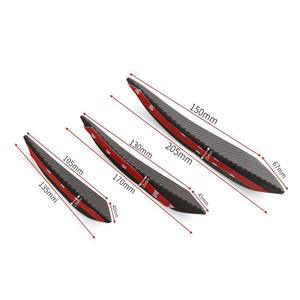 6 pièces Universelles pour Pare-chocs Avant : Lame de Décoration, Diffuseur, Ailerons, Spoiler de Carrosserie, Canards, Lame de Spoiler Inférieure, Décoration Canard pour Tuning Automobile - Product Image 5