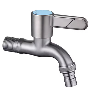 <span class=keywords><strong>Robinet</strong></span> mural en acier inoxydable 304, finition bronze, à ouverture rapide, pour jardin extérieur et machine à laver - Product Image 1