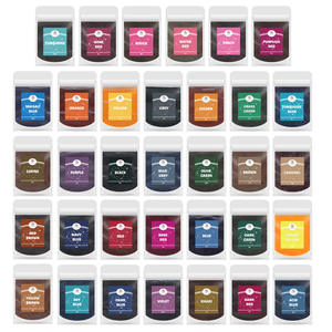 Juego de 34 Colores de Polvo para Teñir a Mano, <span class=keywords><strong>Tinte</strong></span> Reactivo al Agua Fría para Manualidades Infantiles/Teñido de Ropa con Cambio de Color - Product Image 1