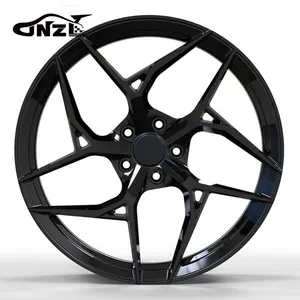 Wholesale Custom 20 21 22 Inch 5x112 5x120 5x130 5x114.3 Concave Passenger Car Forged Alloy Rims