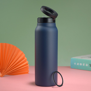Nouvelle conception, bouteille d'eau isotherme avec couvercle magnétique de 24 oz, support de téléphone, thermos en acier inoxydable avec couvercle magnétique pour téléphone - Product Image 6