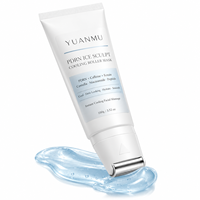 Masque facial raffermissant et hydratant PDRN Ice Sculpting Roller au caféine, niacinamide, ectoïne et peptides, gel rafraîchissant pour le visage