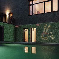 Mur de gazon artificiel extérieur fausse feuille de PE panneau de haie de buis vert faux mur artificiel rouleau U toile de fond mur latéral