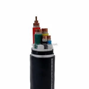 Power Cable Copper XLPE Insulated Armoured Underground PVC 0.6/1KV Low Voltage 4 Core 95mm 240 Sq Mm BLACK PE Construction