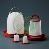 Abreuvoir automatique cloche 1,5 L pour volailles, en PE et PP de qualité alimentaire, non toxique, économie d'eau, anti-déversement pour poulets, canards, poulets de chair