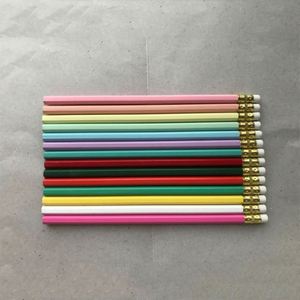 Gommes hexagonales Hb de 7,5 pouces, couleurs personnalisables, crayon pas cher avec impression - Product Image 2