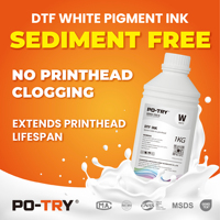 PO-TRY Harga Murah I3200 4720 Printhead Mesin Printer DTF Tinta 1L Tinta Pigmen DTF Cepat Kering dan Halus